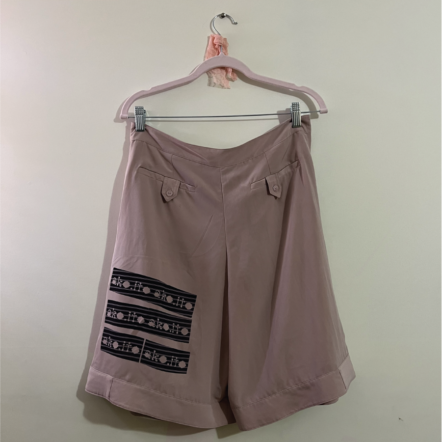 Block Logo Blush Trouser Shorts