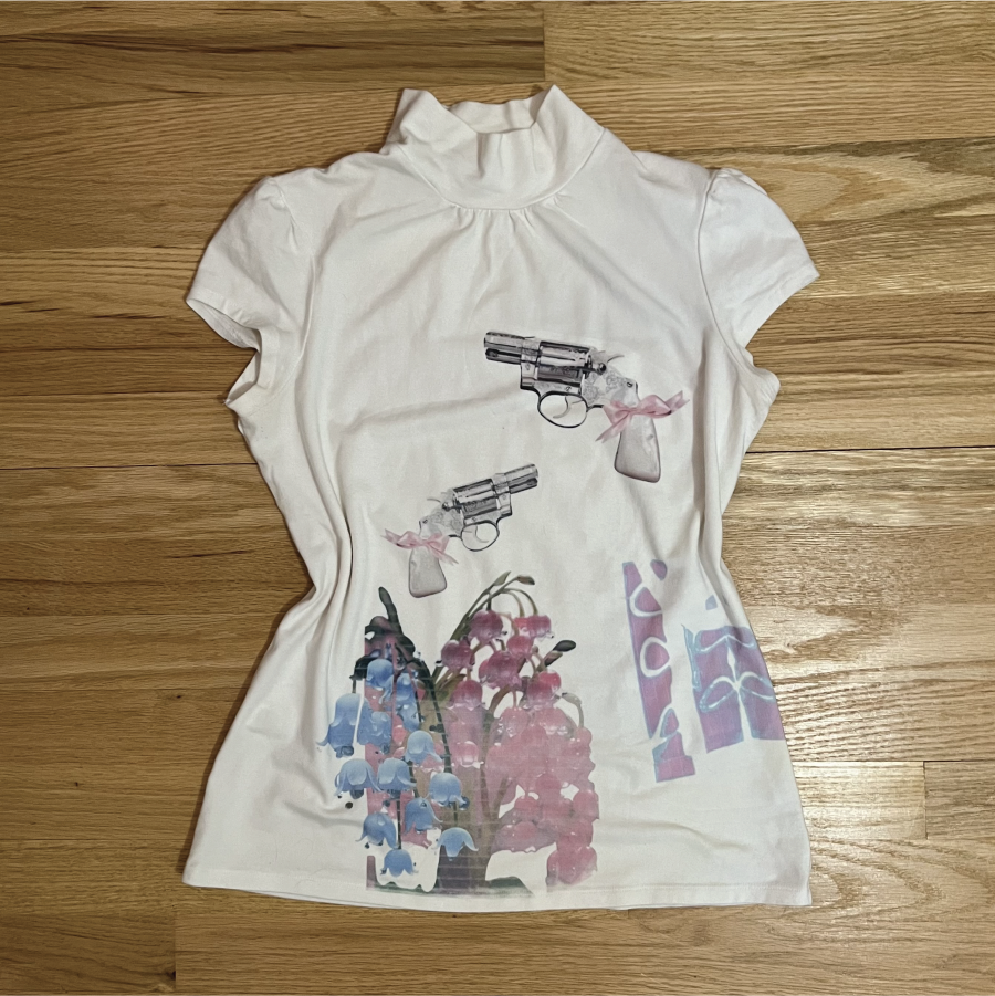 A Girl is a Gun Mock Neck