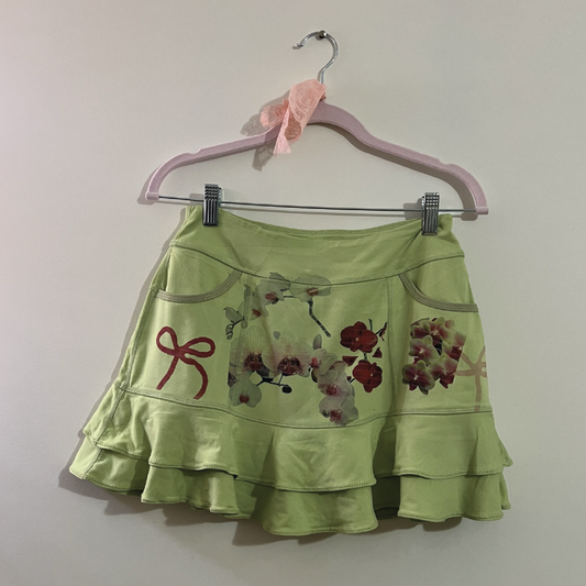 Orchids & Bows Mini Skort