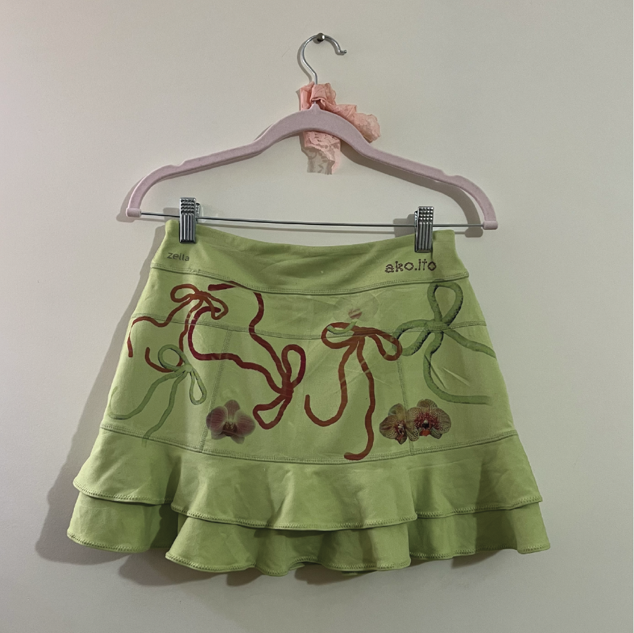 Orchids & Bows Mini Skort