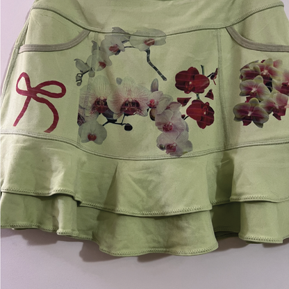 Orchids & Bows Mini Skort