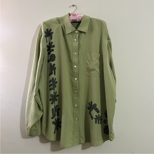 Chismosa Oversize Button-Up